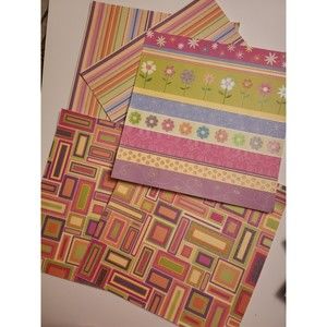 5 Sheets of 12 X 12 Textured Paper